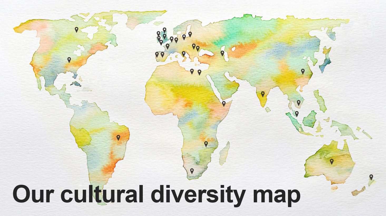 Cultural Map Of World