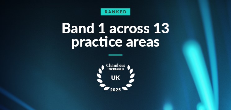 ALG ranks band 1 across 13 practice areas in Chambers & Partners UK 2025 guide